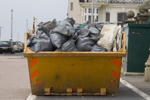 Business waste removal service in Alperton